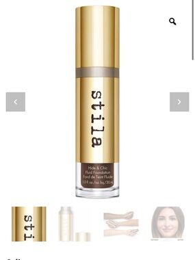 Stila Fluid Hide & Chic Fluid Foundation in Deep 6